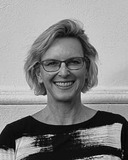 Black and white photo of Lisa Jones